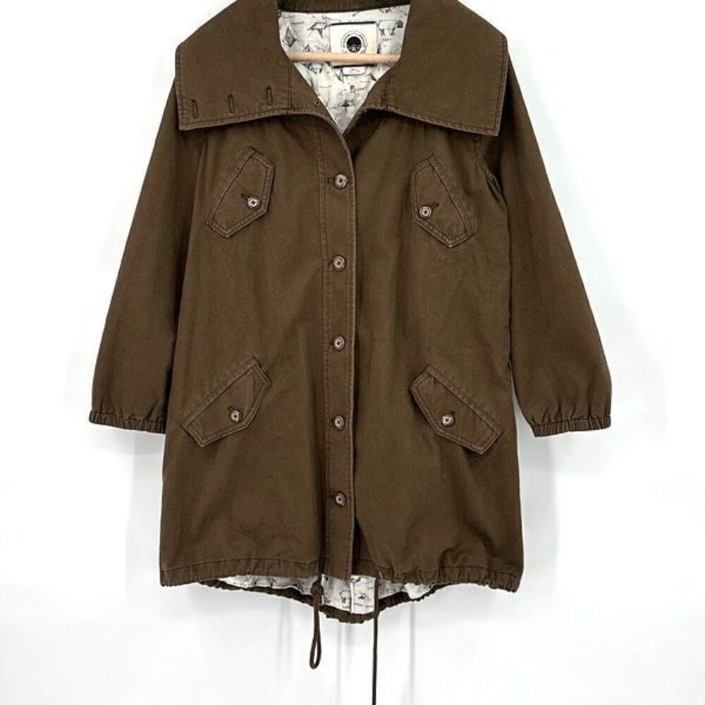 Daughter of the Liberation Womens Brown Utility Jacket Size Small